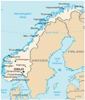 Kart Norge Byer - Kart Over Norge Og De Nordiske Landene Arkiver